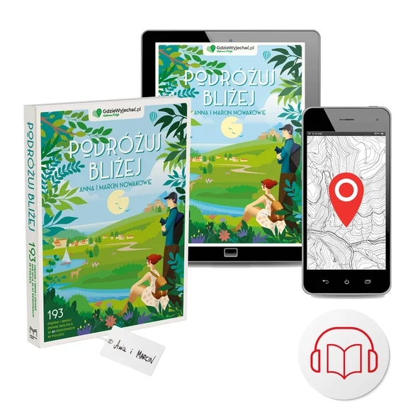 Pakiet LUX: książka, e-book, cyfrowa mapa i audiobook