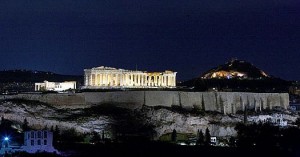 Akropol nocą