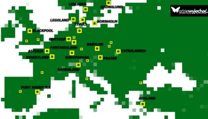 parki rozrywki europa mapa