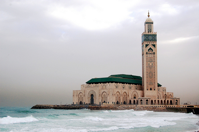 Casablanca, meczet Hassana II / fot. laura 0509 / flickr CC