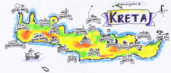 Kreta mapa turystyczna