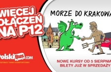Nowe kursy linii P12 w Polskibus.com. Weekendy za 2 lub 6 zł