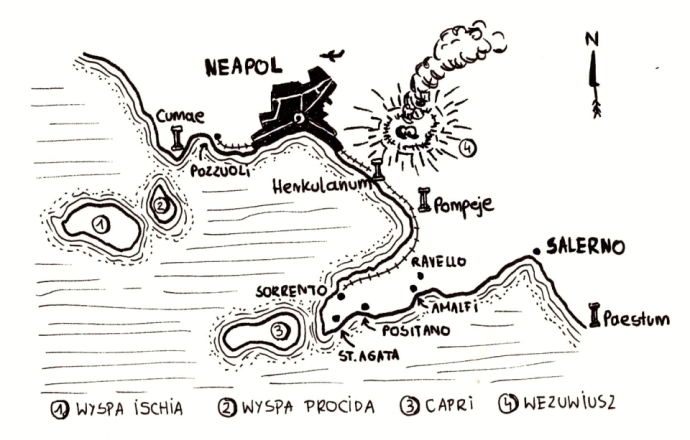 neapol i okolice kampania mapa
