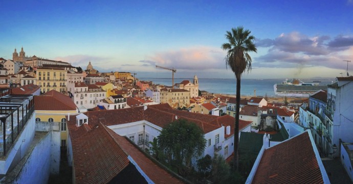 Lizbona Alfama panorama